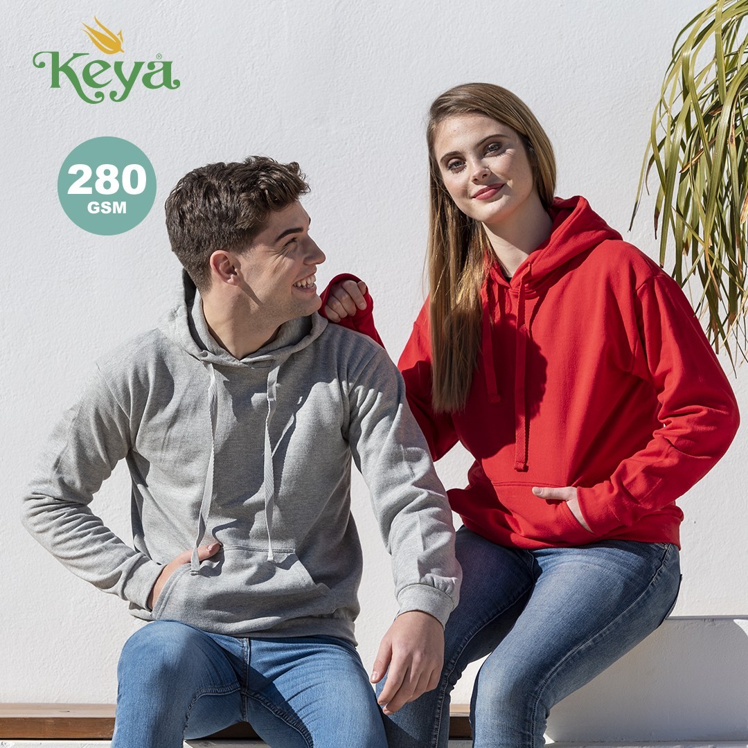Sudadera Adulto con Capucha Keya SWP280