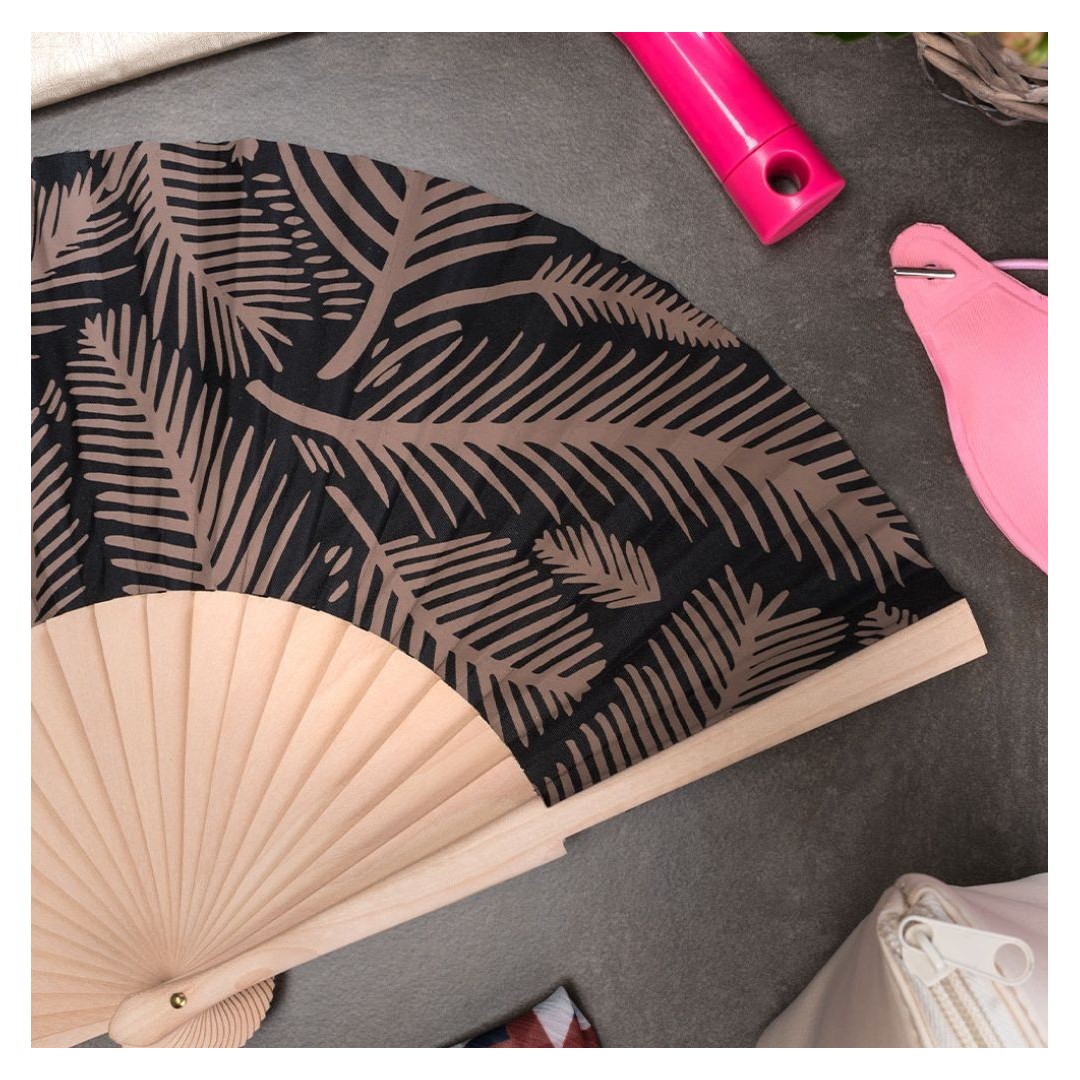 Abanico Leaves Montado