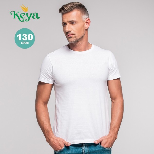 Camiseta Adulto Blanca Keya MC130 - 5854BLAS - 5854 MKT