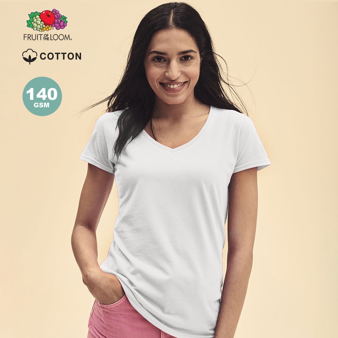 Camiseta Mujer Blanca Iconic V-Neck - 1319BLAXS - 1319 MKT