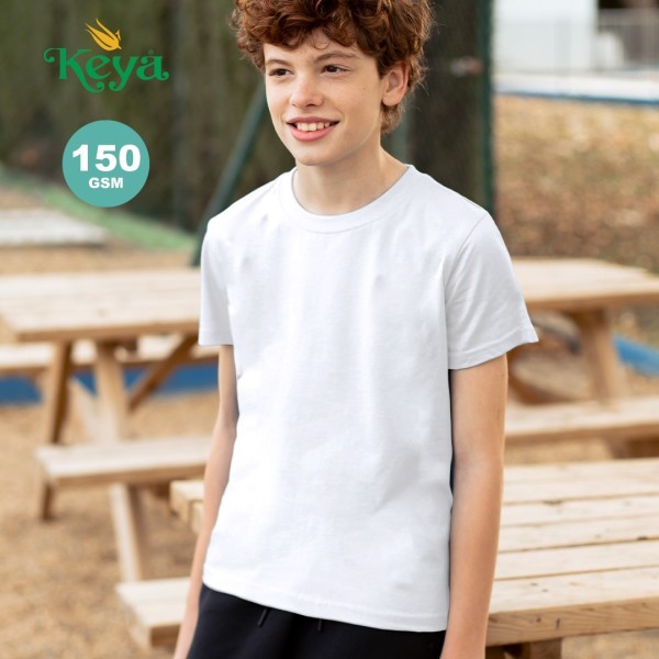 Camiseta Niño Blanca Keya YC150 - 5873BLAXS - 5873 MKT 2