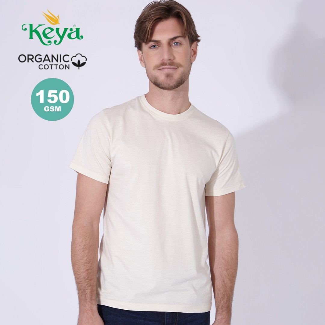 Camiseta Adulto Keya Organic Natural - 6630NATUS - 6630 MKT