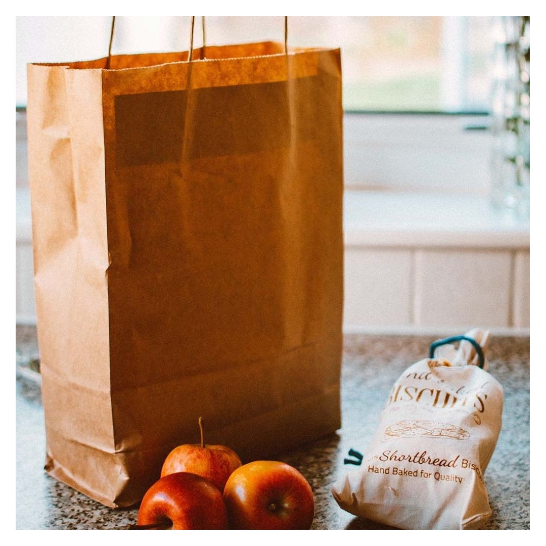 Bolsa Papel Asa Rizada