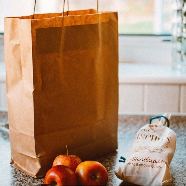 Bolsa Papel Asa Rizada