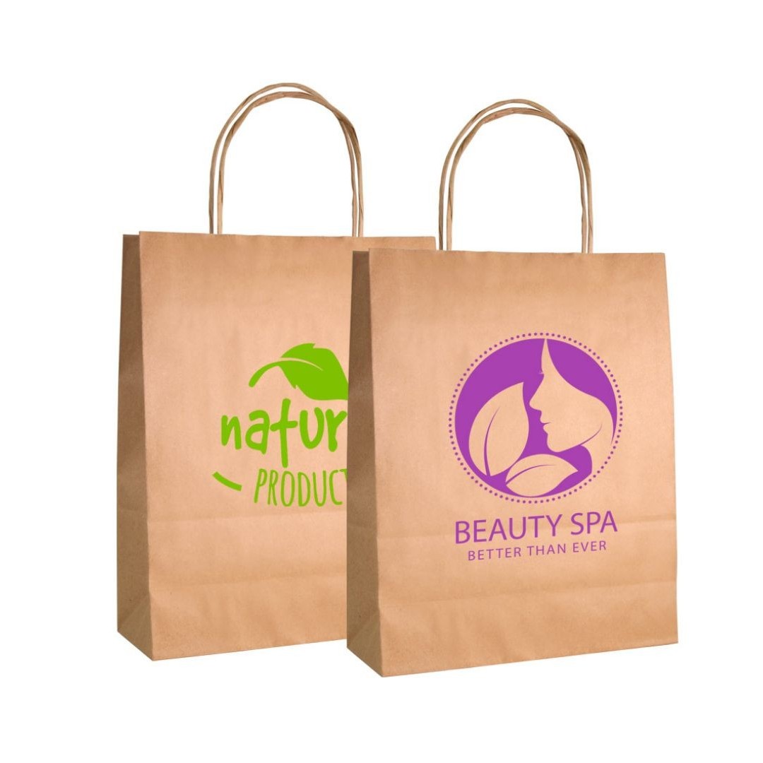 Bolsa Papel Asa Rizada