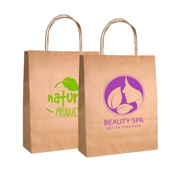 Bolsa Papel Asa Rizada