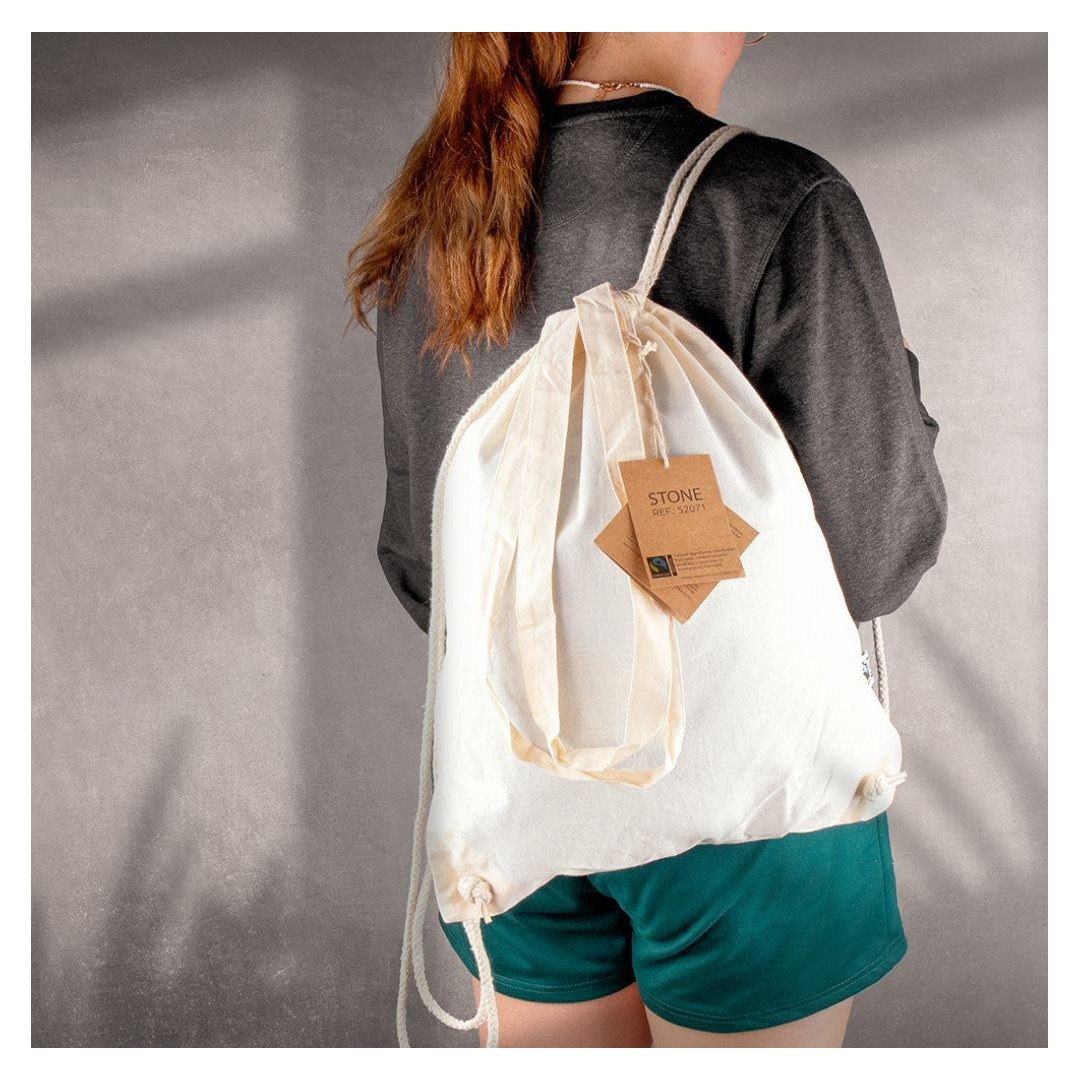 Bolsa Mochila Fairtrade Stone