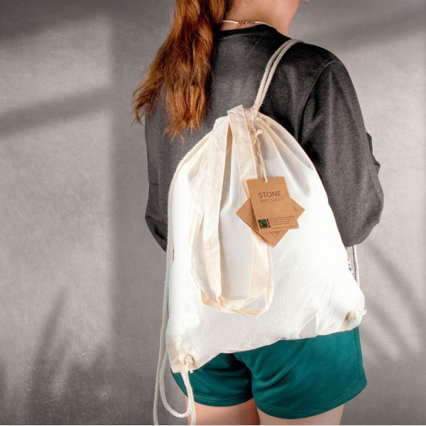 Bolsa Mochila Fairtrade Stone