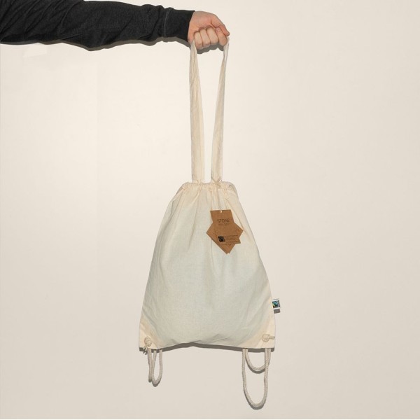 Bolsa Mochila Fairtrade Stone