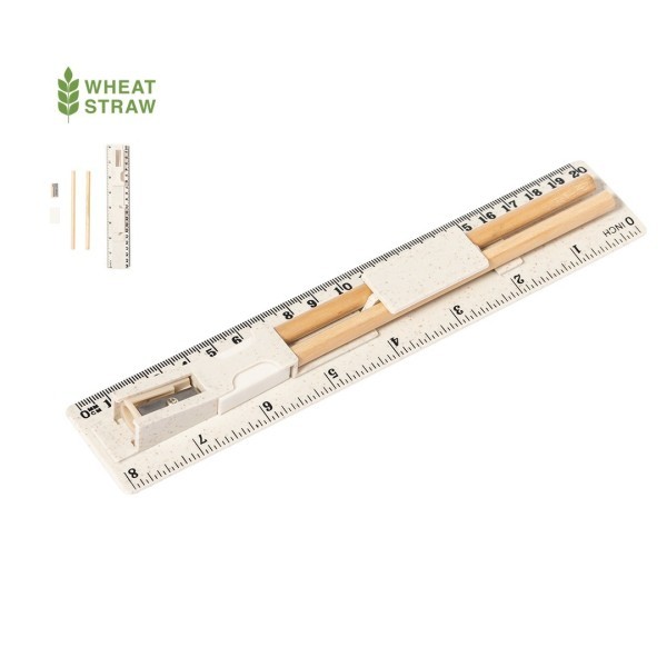 Set Frensi - Lápices, regla, goma y sacapuntas - 20380NATUS/T - 20380 MKT