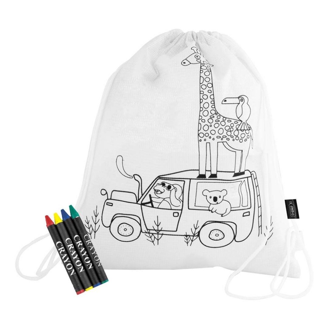 Mochila Rpet con Pinturas Safun