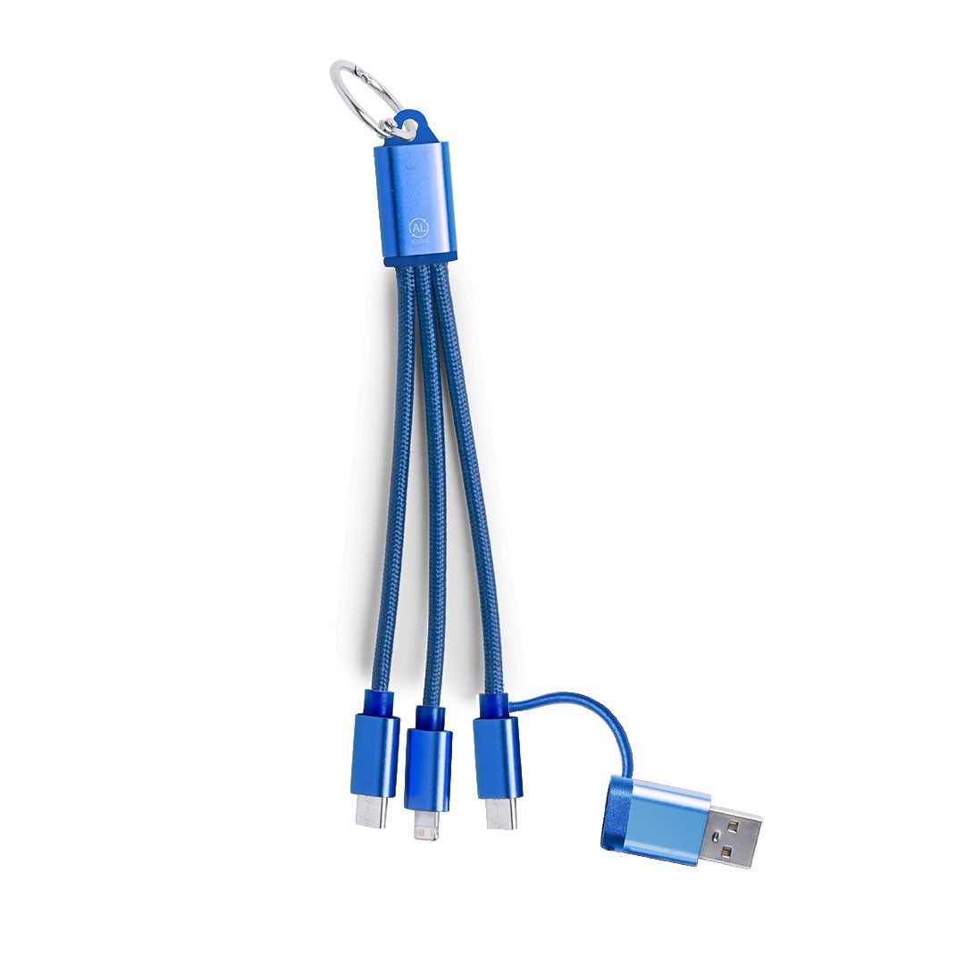 Cable Cargador BIKOC Azul - 21774AZULS/T MKT - Ref. 21774 Makito