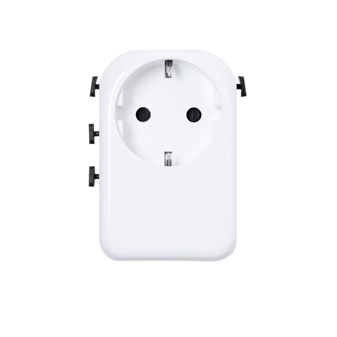 Adaptador Enchufes WANDO Blanco - 21940BLAS/T MKT - Ref. 21940 Makito
