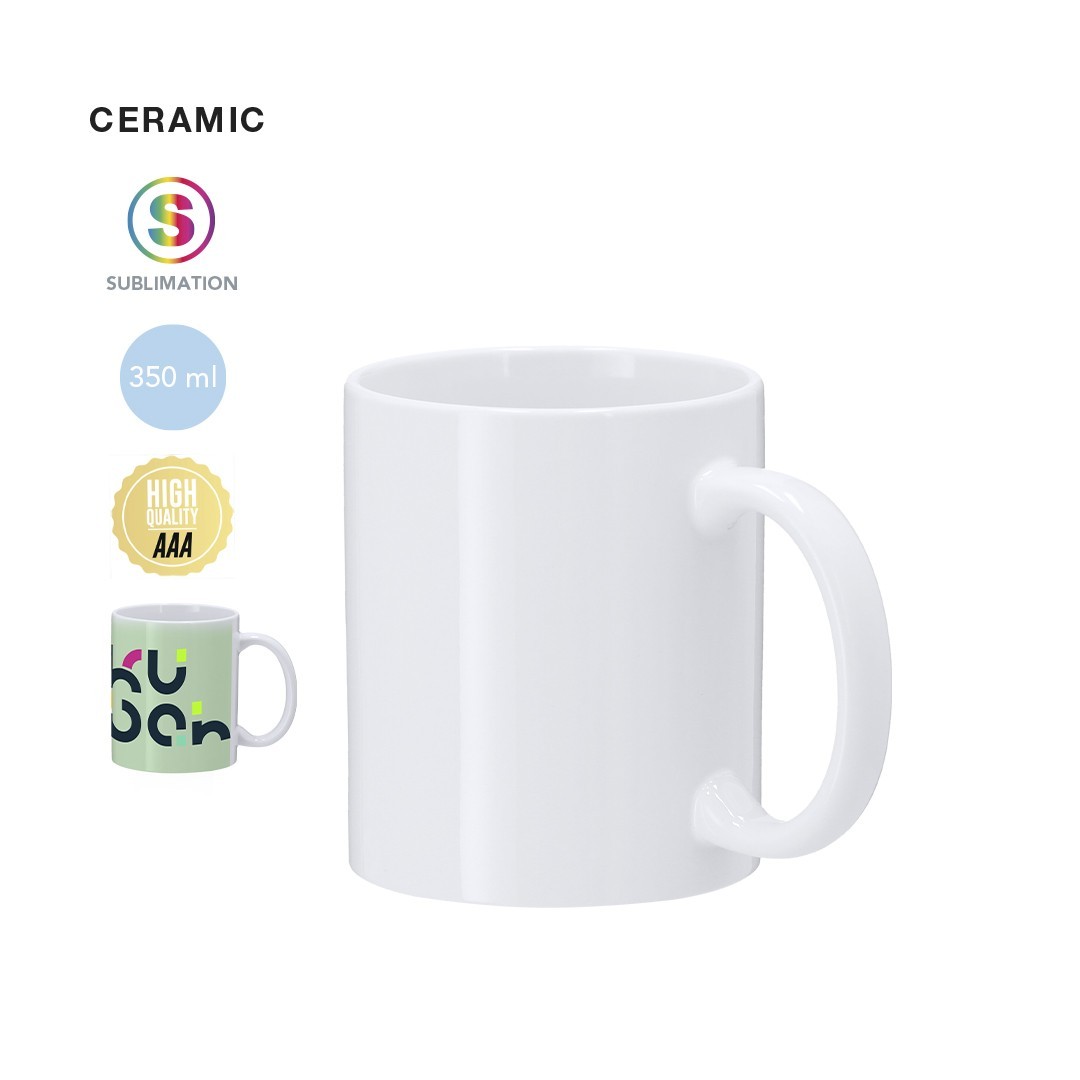 Taza Sublimación WERDAN Blanco - 21560BLAS/T MKT - Ref. 21560 Makito
