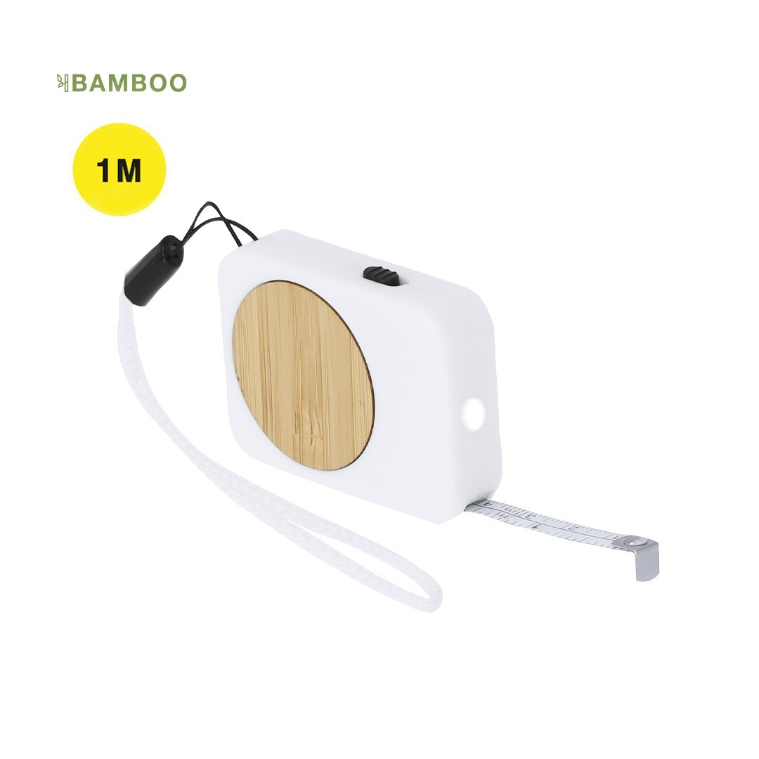 Flexómetro NEUVER 1M Blanco - 21674BLAS/T MKT - Ref. 21674 Makito