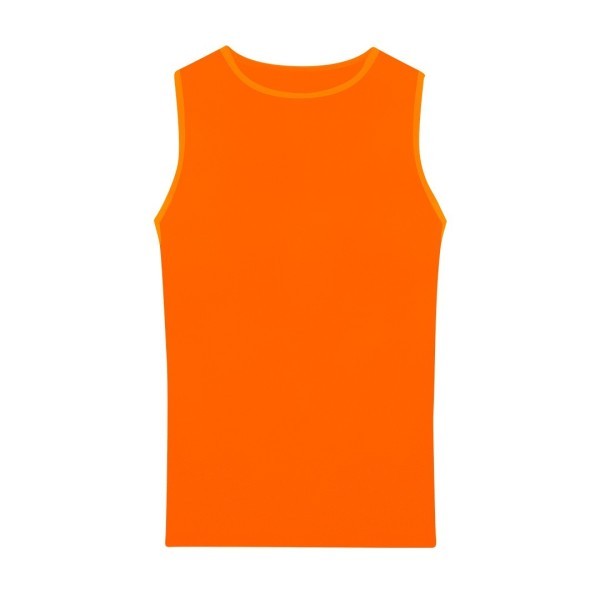 Camiseta Adulto JACKSON Naranja Fluor - 21834FNARXXL MKT - Ref. 21834 Makito