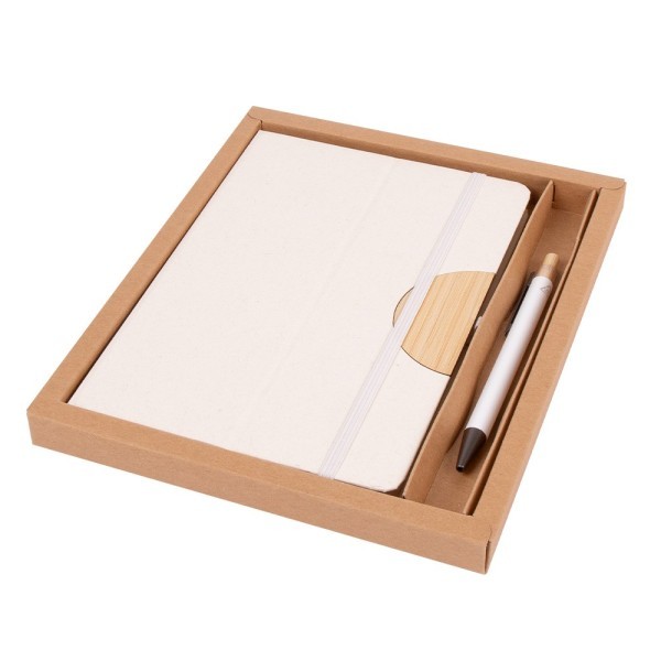 Set BIANCO (libreta y bolígrafo) - Ref. 54572 Goya