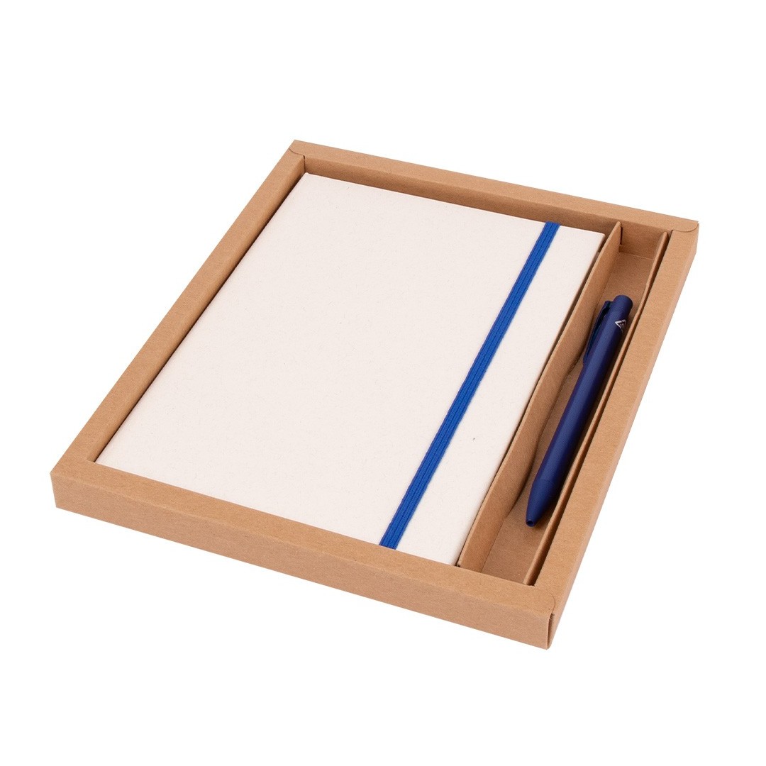 Set URDINA (libreta y bolígrafo) Azul - Ref. 54569AZ Goya
