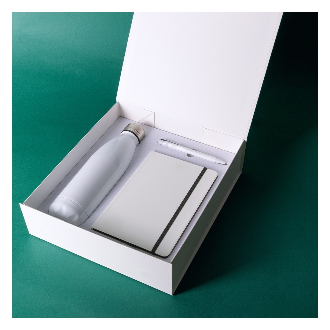 Set MIRANA (botella, libreta y bolígrafo)