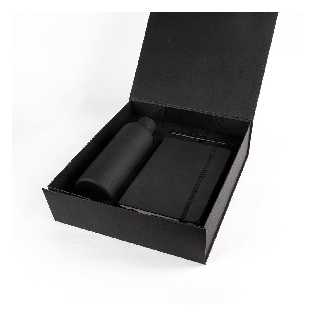 Set OFFICE (botella, libreta y bolígrafo)