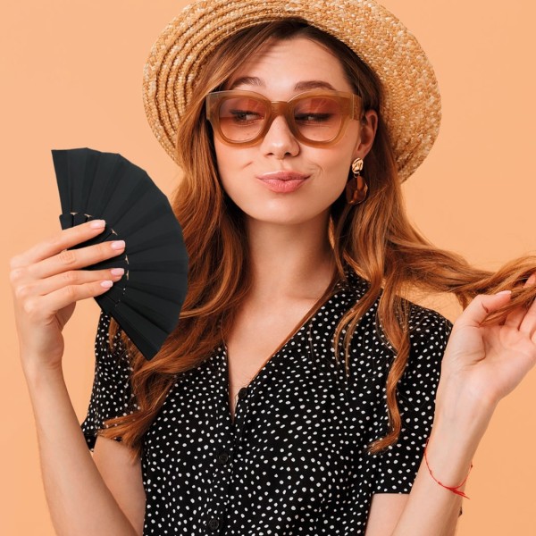 Abanico 10 Varillas AZAHAR - Ref. 10687 Cifra