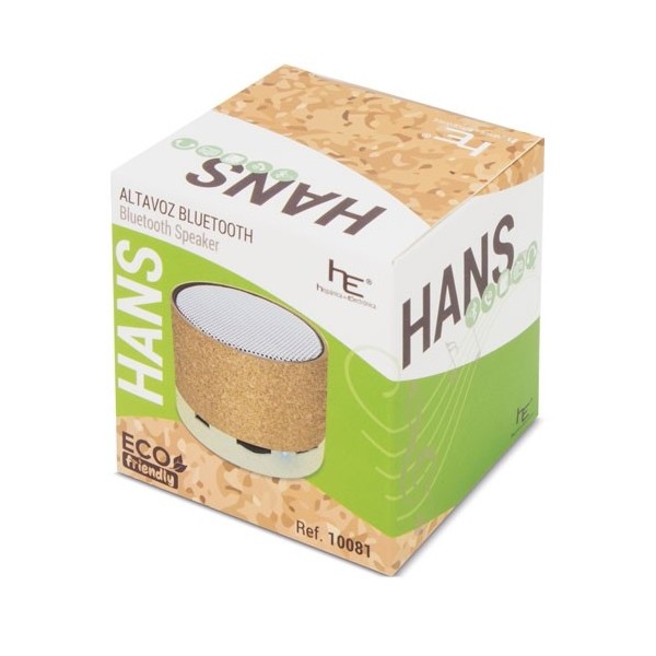 Altavoz Bluetooth Corcho HANS