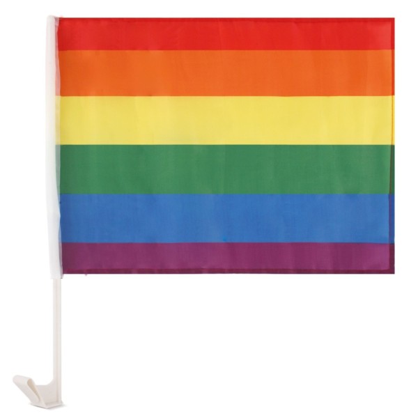 Bandera Coche DIVAR LGBT - Ref. T-29 Cifra