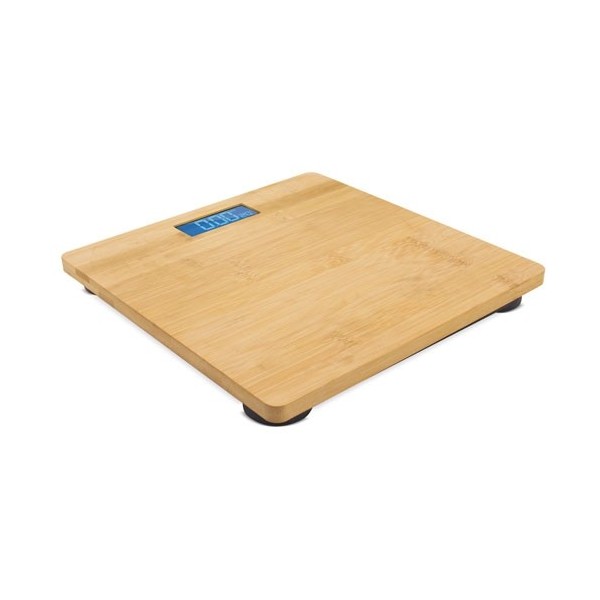 Báscula Baño Temperatura Bambú SEÚL