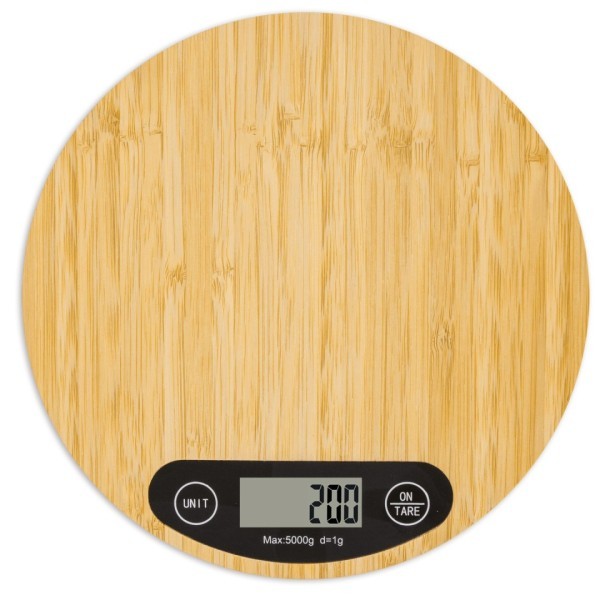 Báscula Cocina Bambú OSLO