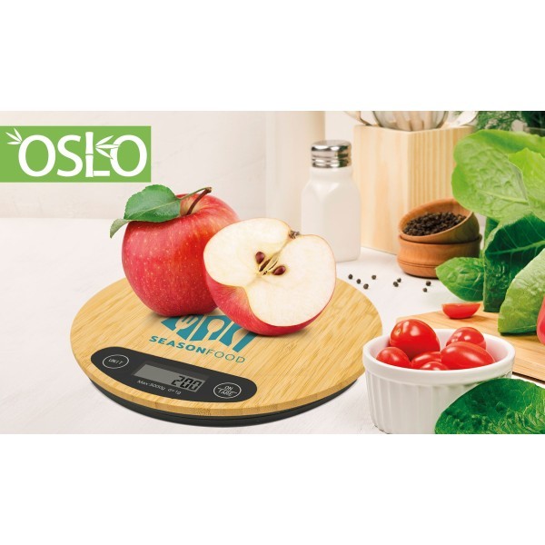 Báscula Cocina Bambú OSLO