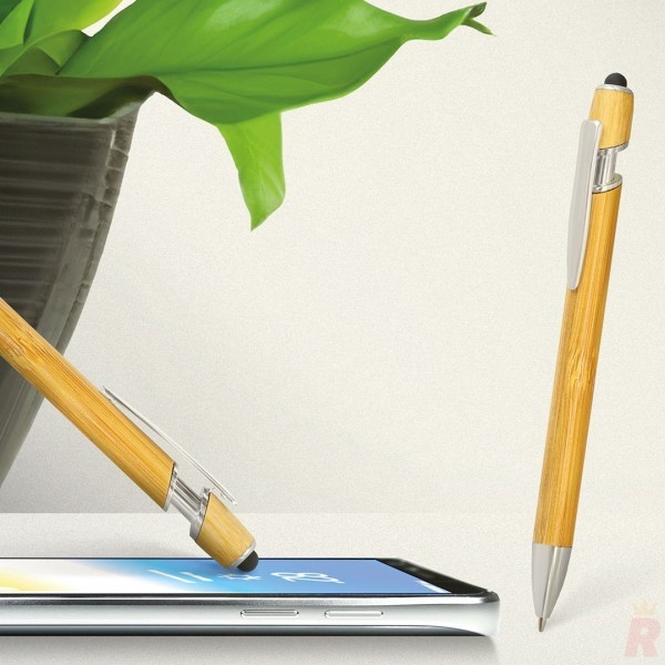 Bolígrafo Touch Bambú RIVERSIDE - Ref. 10609 Cifra