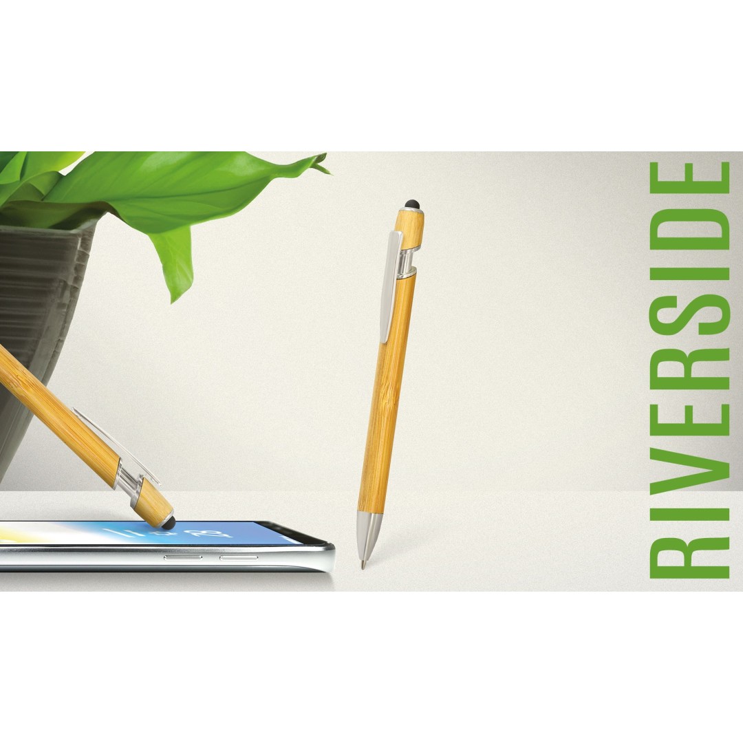 Bolígrafo Touch Bambú RIVERSIDE