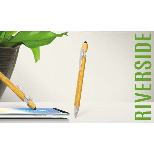 Bolígrafo Touch Bambú RIVERSIDE