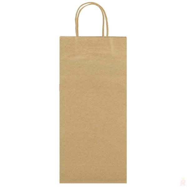 Bolsa Papel 2 Botellas TOWER 18x39x8 cm - Ref. Z-1205 Cifra 2