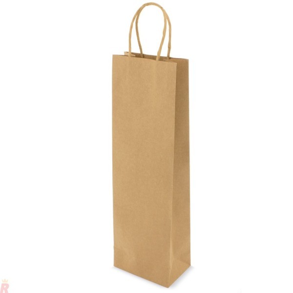 Bolsa Papel Kraft Botellas Vino MONASTRELL - Ref. T-467 Cifra