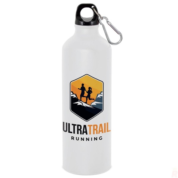 Botella Aluminio Mosquetón 800 ml TUAREG Sublimación - Ref. 10990-SUB Cifra 2