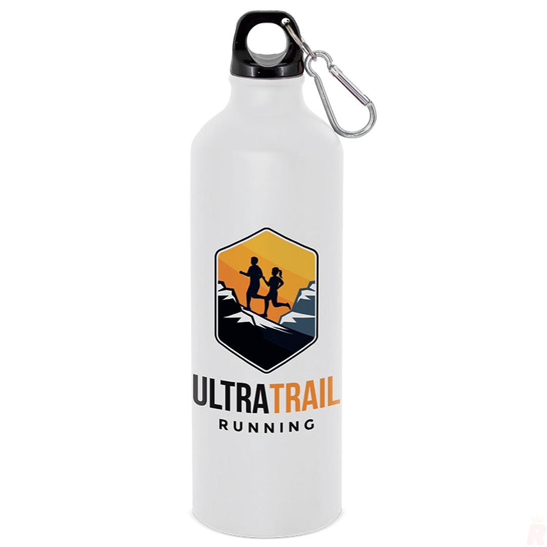 Botella Aluminio Mosquetón 800 ml TUAREG...