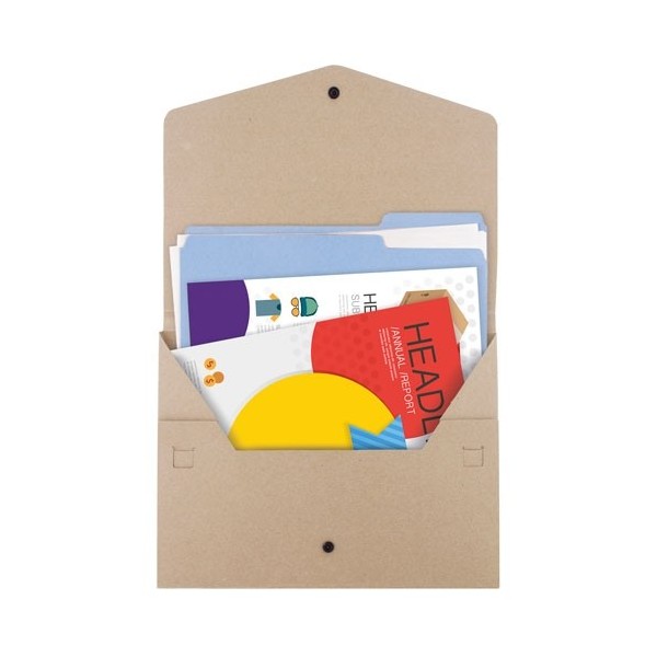 Carpeta Reciclada Botón TREXA