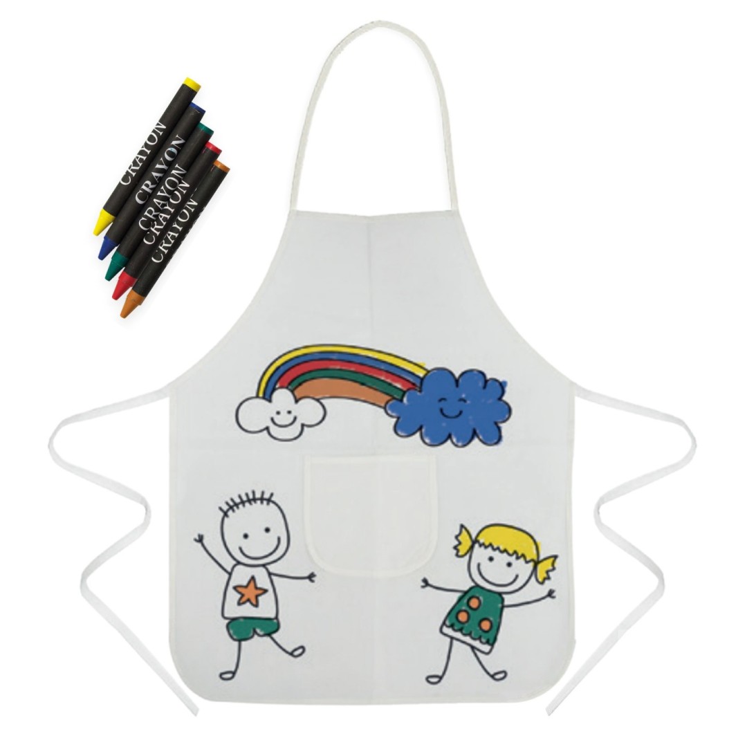 Delantal Colorear Non Woven CHIQUI