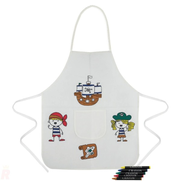 Delantal Colorear Non Woven NEW CHIQUI - Ref. 41500 Cifra 2