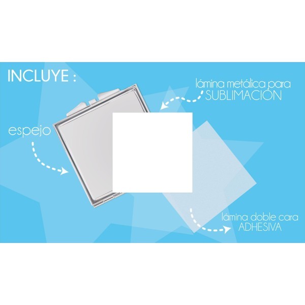 Espejo Sublimación Rectangular LUCK