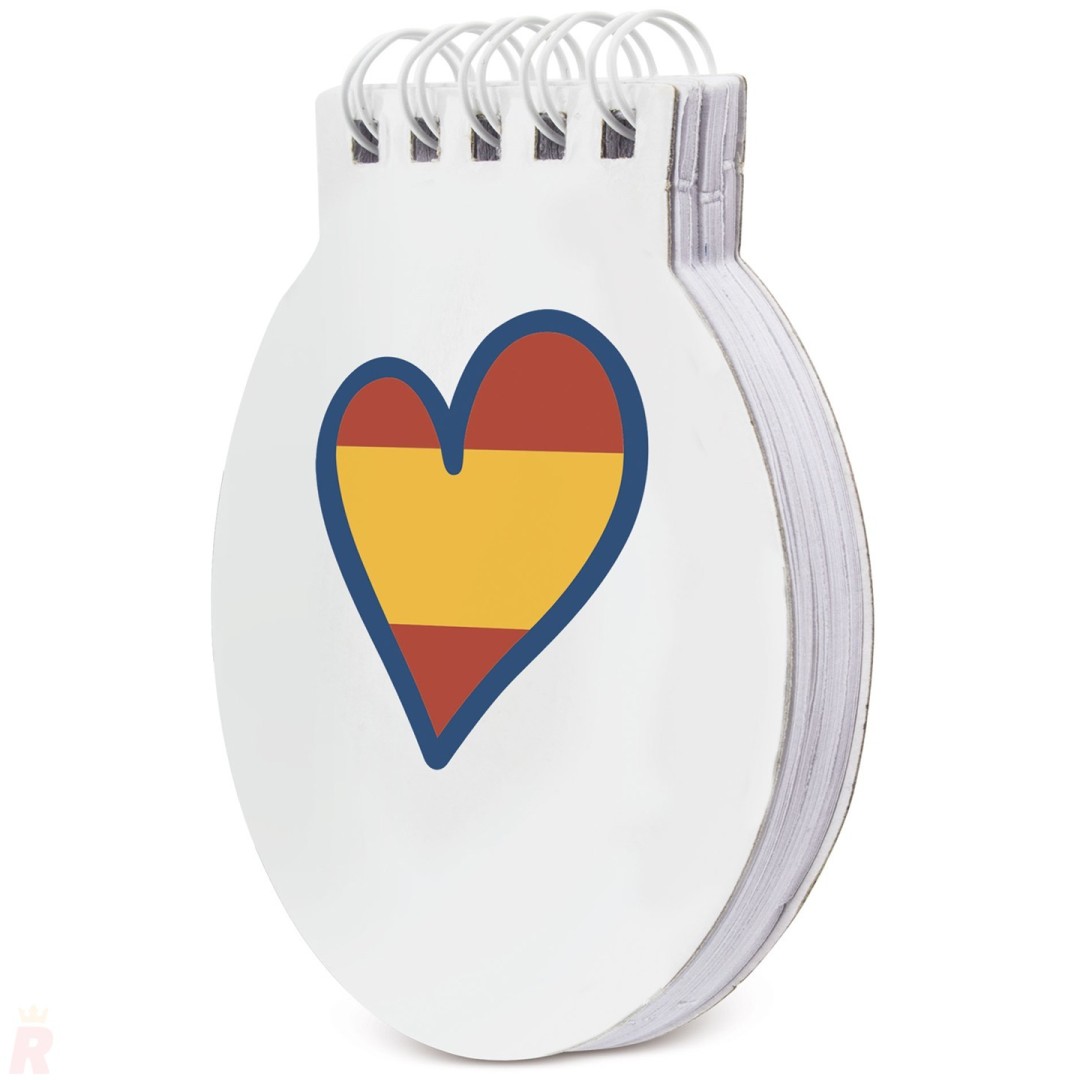 Libreta CORAZÓN ESPAÑA