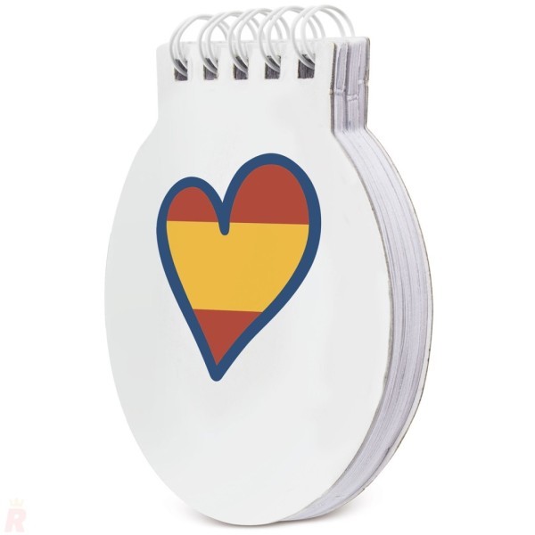 Libreta CORAZÓN ESPAÑA