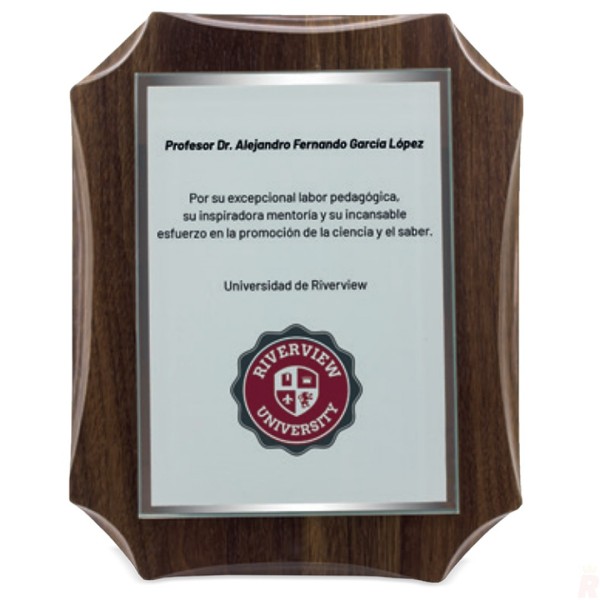 Metopa Moderna Sublimación RECTUS - Ref. Z-9504 Cifra 2