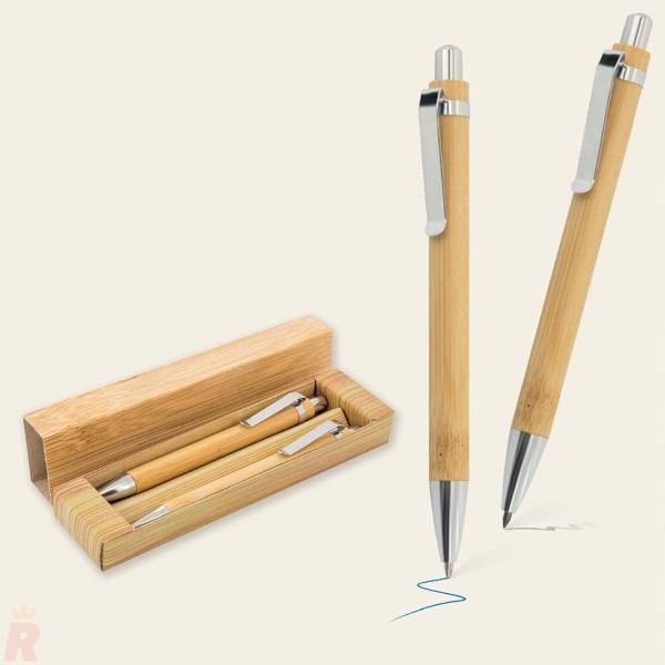 Set Bolígrafo y Lápiz Infinito Bambú ELASTIC INFINITE - Ref. 10438 Cifra