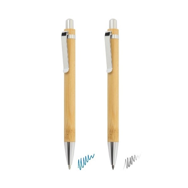 Set Bolígrafo y Lápiz Infinito Bambú ELASTIC INFINITE