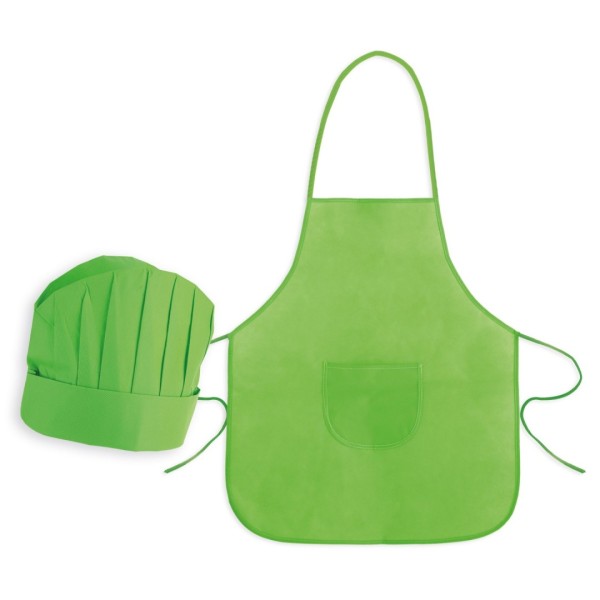 Set Infantil Delantal y Gorro Non Woven INFANT - Ref. T-077 Cifra