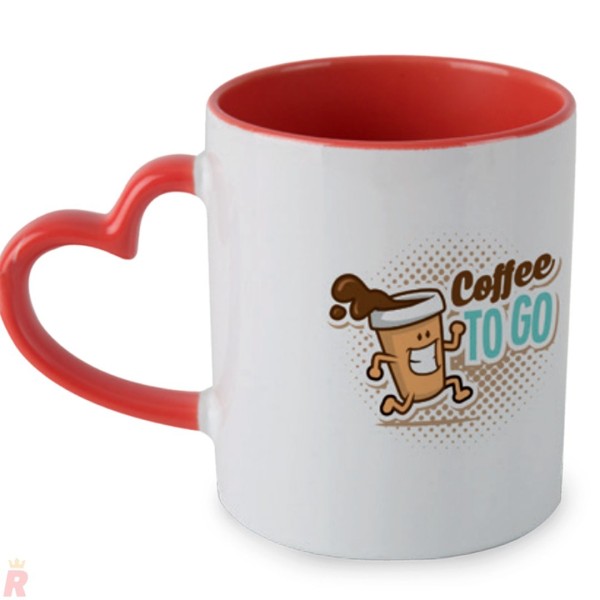 Taza Sublimación CORAZÓN - Ref. 69300 Cifra 2