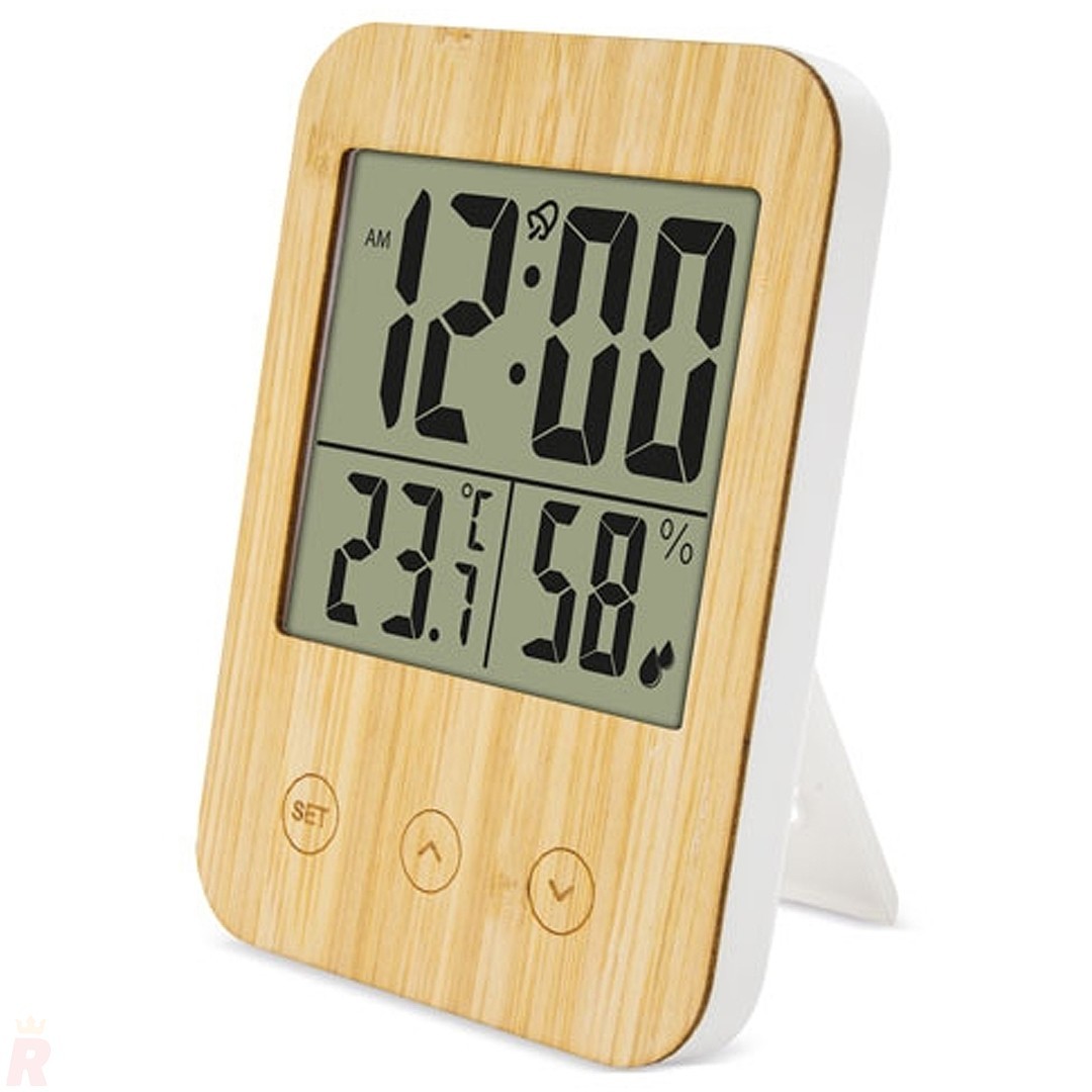 Termómetro Higrómetro Bambú BIRMANIA