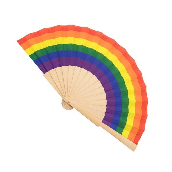 Abanico Madera 16 Varillas SEVILLA LGBT